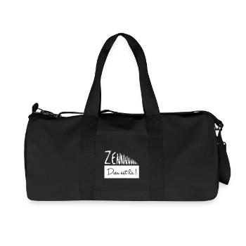 Zen, Dieu est là ! - Sac de sport en toile recyclée Stanley/Stella - noir - Devant