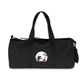 chaperon rouge - Sac de sport en toile recyclée Stanley/Stella - noir - Devant