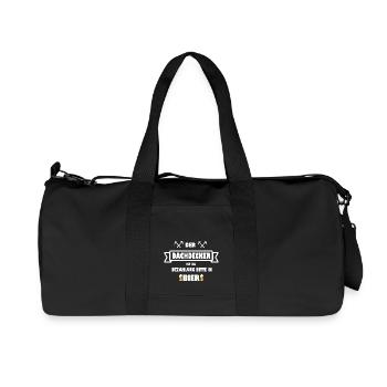 Der DACHDECKER ist da Bezahlung in Bier - Recycelte Canvas-Sporttasche von Stanley/Stella - Schwarz - Vorne