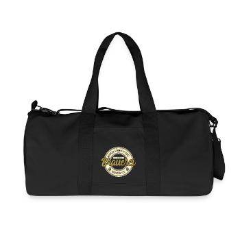 Wasser schmeckt erst Brauerei Geschenk - Recycelte Canvas-Sporttasche von Stanley/Stella - Schwarz - Vorne
