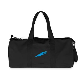 Football soccer goalie ball2 - Recycled Canvas Sports Bag by Stanley/Stella - black - Front