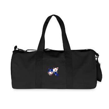 Picardie-effacé - Sac de sport en toile recyclée Stanley/Stella - noir - Devant