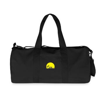Wohnmobil Strand - Recycelte Canvas-Sporttasche von Stanley/Stella - Schwarz - Vorne