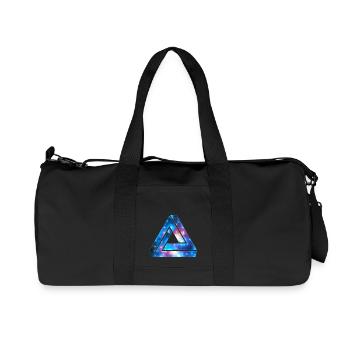 Penrose Tribar, triangle, univers, galaxie, - Sac de sport en toile recyclée Stanley/Stella - noir - Devant