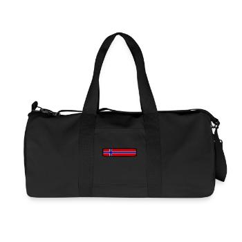 Drapeau norvégien - Sac de sport en toile recyclée Stanley/Stella - noir - Devant