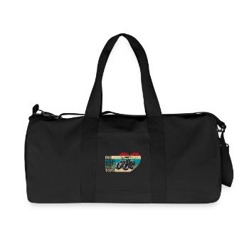 Big Boys Retro - Sac de sport en toile recyclée Stanley/Stella - noir - Devant