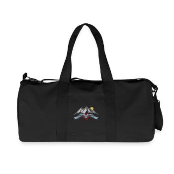 Frauen Wanderwoman Geschenk T-Shirt zum wandern - Recycelte Canvas-Sporttasche von Stanley/Stella - Schwarz - Vorne