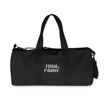 Pferde Pferdemädchen Pferd Reiten Geschenk - Recycelte Canvas-Sporttasche von Stanley/Stella - Schwarz - Vorne