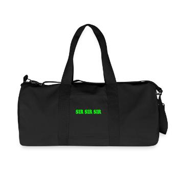 Sir sir sir - siir siir siiir - Sac de sport en toile recyclée Stanley/Stella - noir - Devant