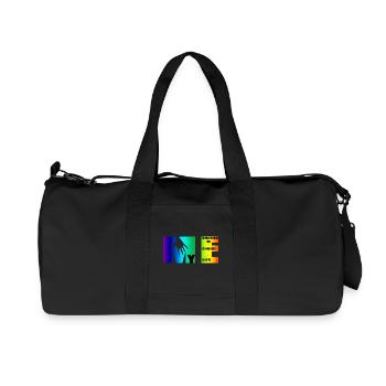 Manifesto of Me: Choice, Decision, Life - Recycled Canvas Sports Bag by Stanley/Stella - black - Front