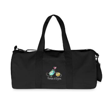 Heart Dream by Frekkelz & Giggelz - Recycled Canvas Sports Bag by Stanley/Stella - black - Front