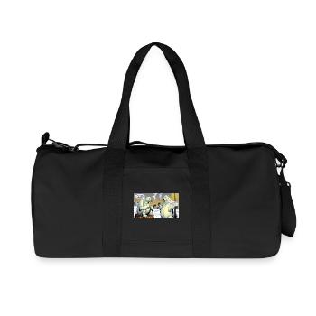 Noël Ours Polaires Pôle Nord Fumer Cigarette - Sac de sport en toile recyclée Stanley/Stella - noir - Devant