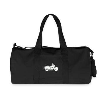 Motorcycle - Recycled Canvas Sports Bag by Stanley/Stella - black - Front