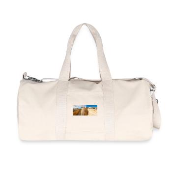 Valletta (il-Belt Valletta) massive fortification - Recycled Canvas Sports Bag by Stanley/Stella - natural - Front