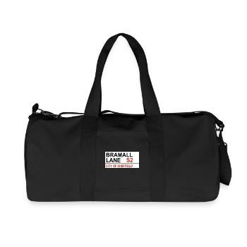 Sheffield Football Team Bramall Lane Street Sign - Recycled Canvas Sports Bag by Stanley/Stella - black - Front