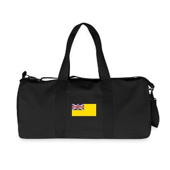 Niue - Recycelte Canvas-Sporttasche von Stanley/Stella - Schwarz - Vorne