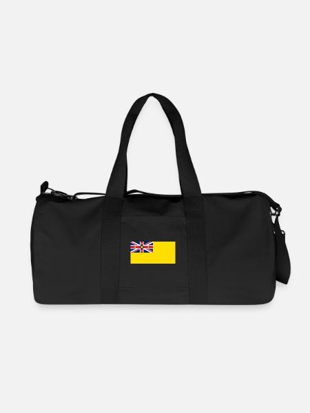 Niue - Recycelte Canvas-Sporttasche von Stanley/Stella - Schwarz