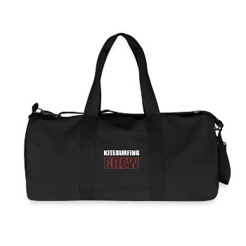 Kitesurfing Crew - Recycelte Canvas-Sporttasche von Stanley/Stella - Schwarz - Vorne
