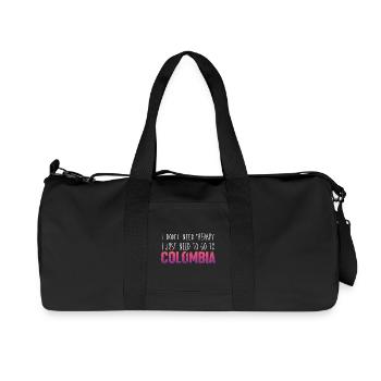 Colombie - Sac de sport en toile recyclée Stanley/Stella - noir - Devant