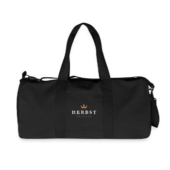 Herbst Original Familienlogo - Recycelte Canvas-Sporttasche von Stanley/Stella - Schwarz - Vorne