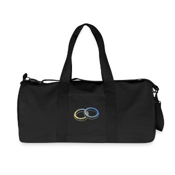Alliances - Sac de sport en toile recyclée Stanley/Stella - noir - Devant
