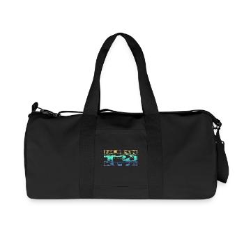 Born to Kite - Recycled Canvas Sports Bag by Stanley/Stella - black - Front