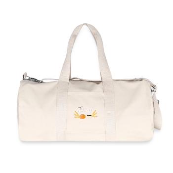Guten Morgen - Recycelte Canvas-Sporttasche von Stanley/Stella - Naturweiß - Vorne