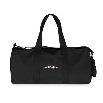 France Heartbeat Algérie - Sac de sport en toile recyclée Stanley/Stella - noir - Devant