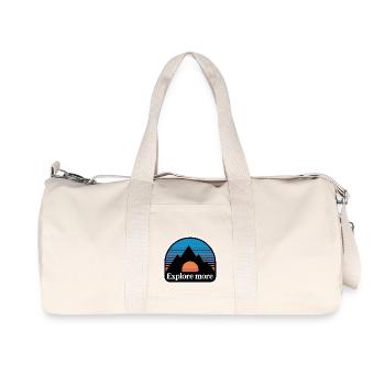 MÜTZE - Recycelte Canvas-Sporttasche von Stanley/Stella - Naturweiß - Vorne