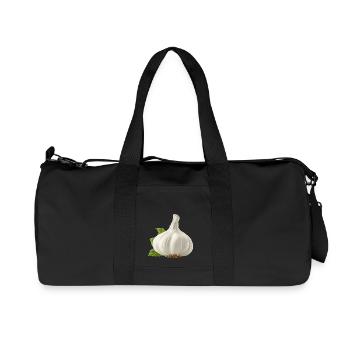 Garlic - Recycled Canvas Sports Bag by Stanley/Stella - black - Front
