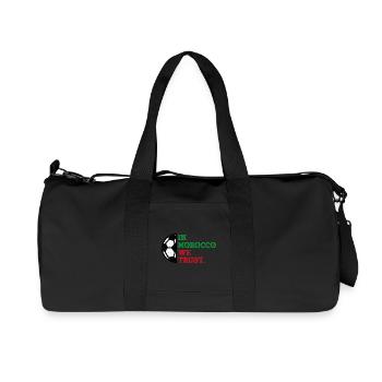 In Morocco we trust - Recycelte Canvas-Sporttasche von Stanley/Stella - Schwarz - Vorne