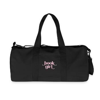 Buchgirl - Book Girl Retro - Recycelte Canvas-Sporttasche von Stanley/Stella - Schwarz - Vorne