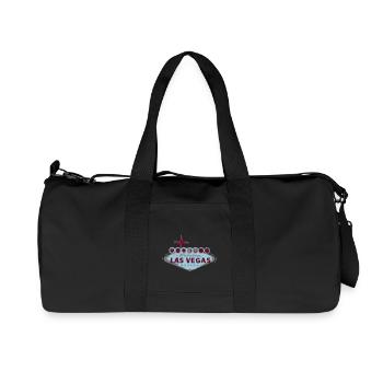 las vegas - Sac de sport en toile recyclée Stanley/Stella - noir - Devant