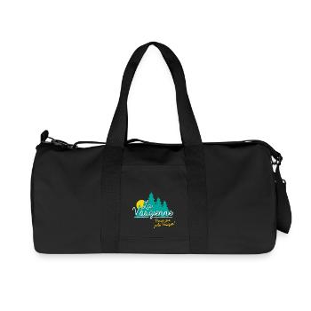 Lorraine Parce que je le Vosgien. - Sac de sport en toile recyclée Stanley/Stella - noir - Devant