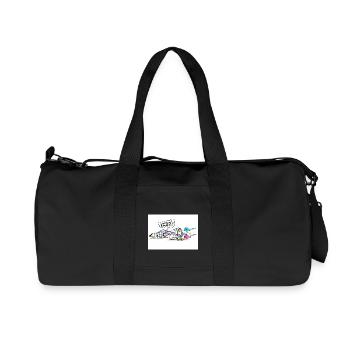 Spermanent - Recycelte Canvas-Sporttasche von Stanley/Stella - Schwarz - Vorne