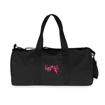 Love Fee - Recycelte Canvas-Sporttasche von Stanley/Stella - Schwarz - Vorne