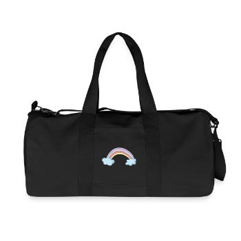rainbow - Recycled Canvas Sports Bag by Stanley/Stella - black - Front