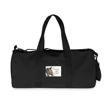 Be Cool Ride A Mule - Recycelte Canvas-Sporttasche von Stanley/Stella - Schwarz - Vorne
