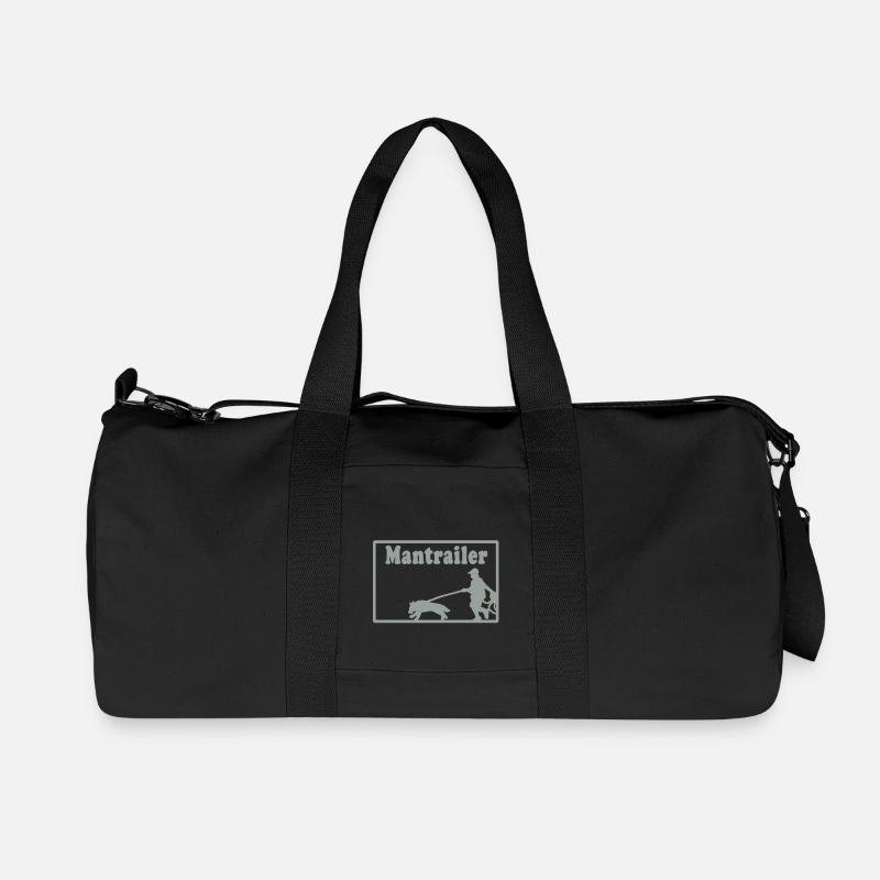 mantrailer_motiv - Recycelte Canvas-Sporttasche von Stanley/Stella - Schwarz