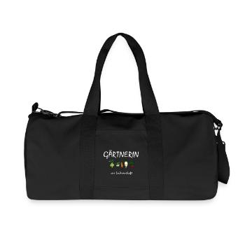 Gärtnerin aus Leidenschaft - Recycelte Canvas-Sporttasche von Stanley/Stella - Schwarz - Vorne