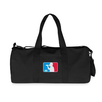 jga männer saufen - Recycelte Canvas-Sporttasche von Stanley/Stella - Schwarz - Vorne