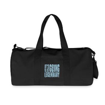 it's going to be legendary II - Sac de sport en toile recyclée Stanley/Stella - noir - Devant