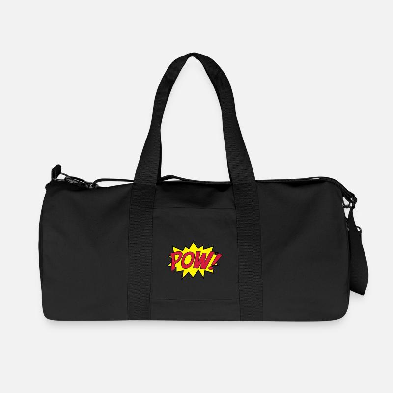 pow_punch - Recycelte Canvas-Sporttasche von Stanley/Stella - Schwarz