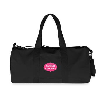 Super capo 111 - Recycelte Canvas-Sporttasche von Stanley/Stella - Schwarz - Vorne
