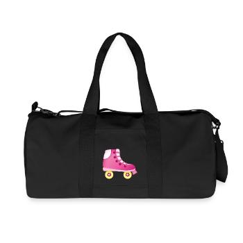 Smiley Roll Skate - Sac de sport en toile recyclée Stanley/Stella - noir - Devant