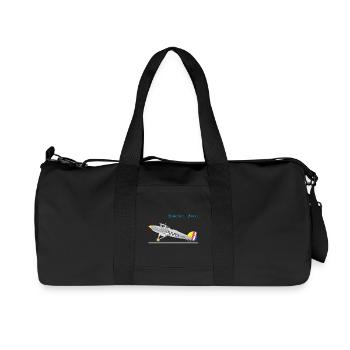 HAWKER FURY - Sac de sport en toile recyclée Stanley/Stella - noir - Devant
