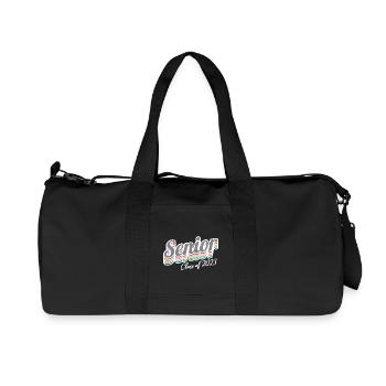 Senior Class Of 2023 Retro Graduation Party Gift - Recycled Canvas Sports Bag by Stanley/Stella - black - Front