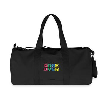 Vintage video game - Recycled Canvas Sports Bag by Stanley/Stella - black - Front
