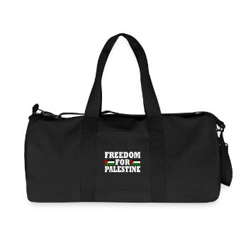 Freedom for palestine - Recycled Canvas Sports Bag by Stanley/Stella - black - Front