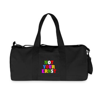 Not your ernst - Recycled Canvas Sports Bag by Stanley/Stella - black - Front